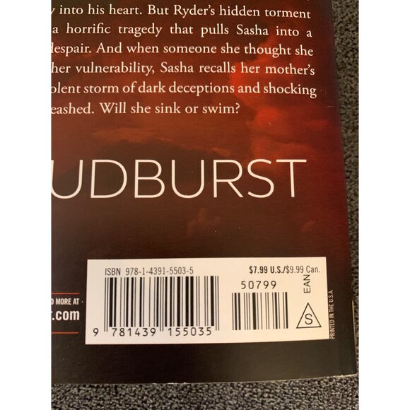 V.C. Andrews "Cloudburst" Paperback Book - Picture 3 of 5